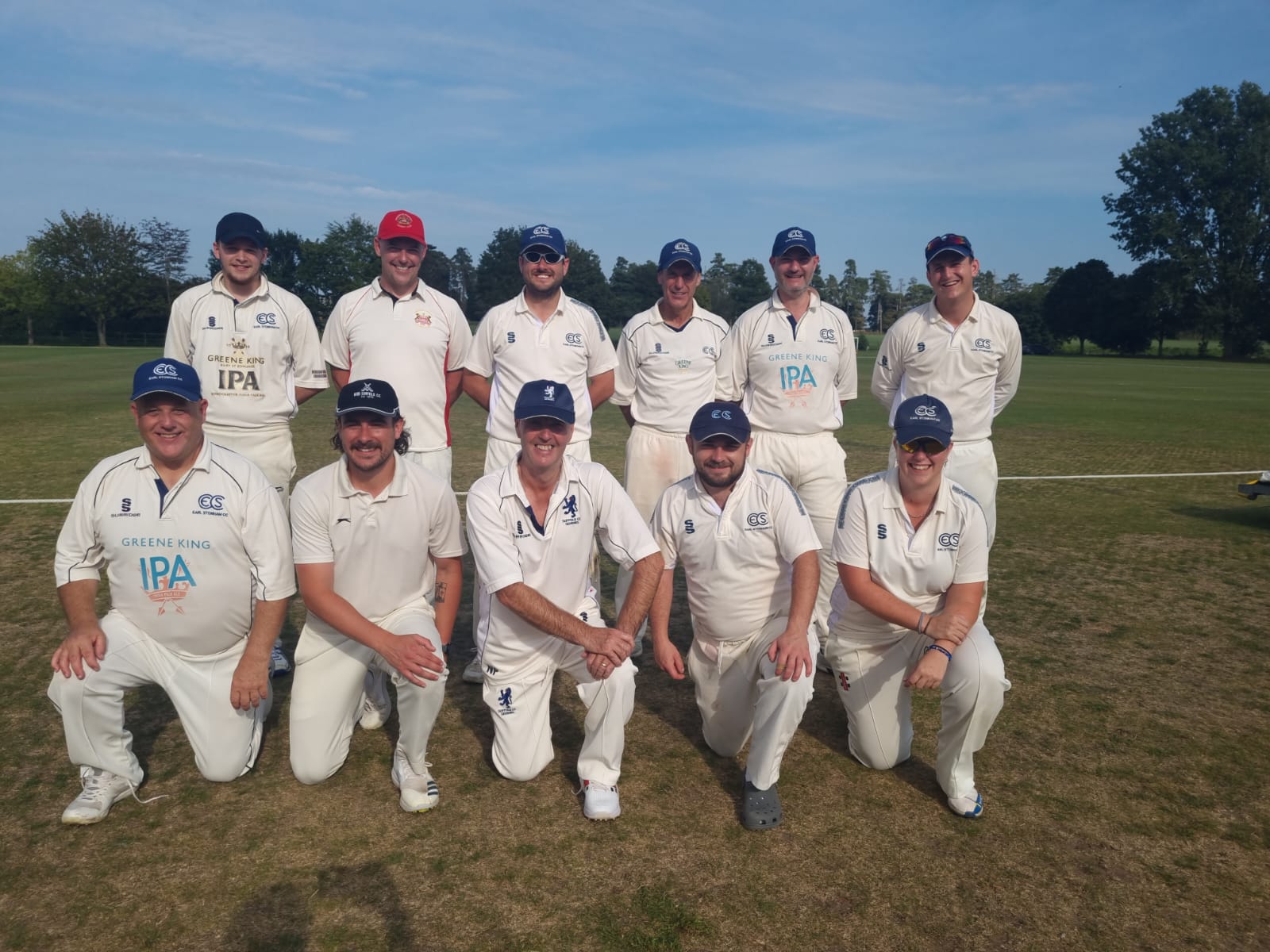 2nd XI team photo Earl Stonham Cricket Club